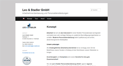 Desktop Screenshot of leo-stadler.de